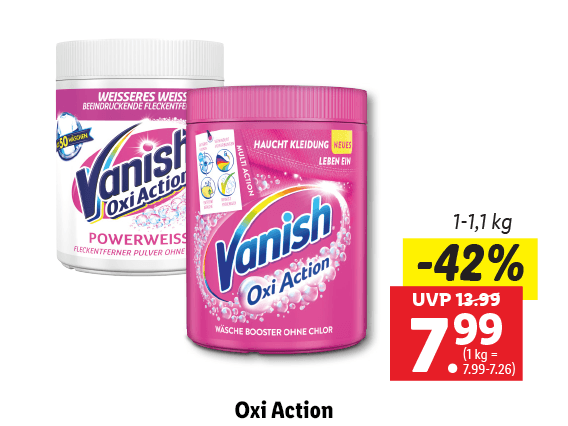  Vanish Oxi Action