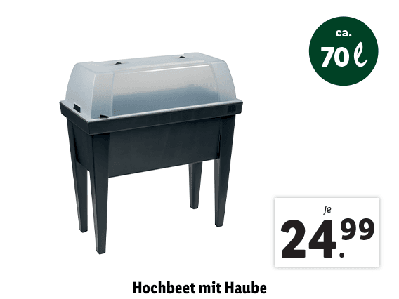 Hochbeet mit Haube