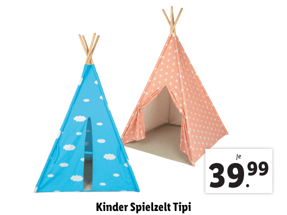  Kinder Spielzelt Tipi