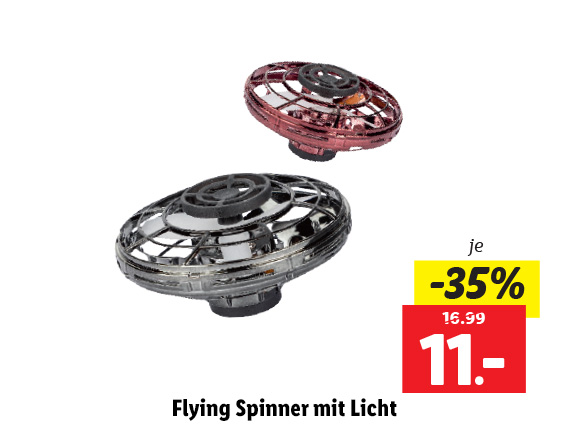 Lenco® Flying Spinner mit Licht