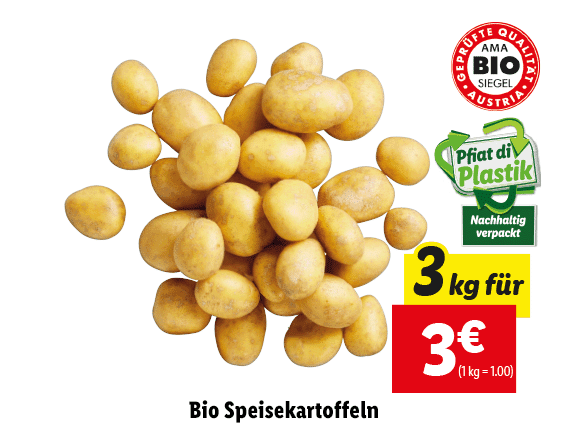 Bio Speisekartoffeln aus Österreich