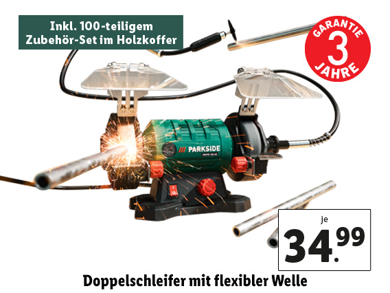  Doppelschleifer mit flexibler Welle