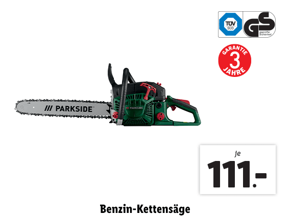  Benzin-Kettensäge