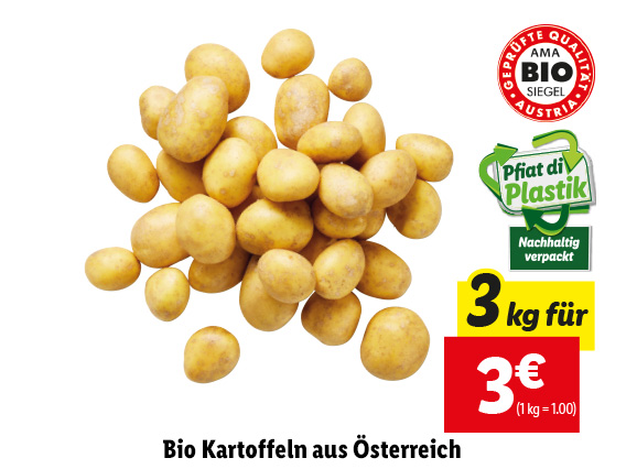 Bio Kartoffeln aus Österreich