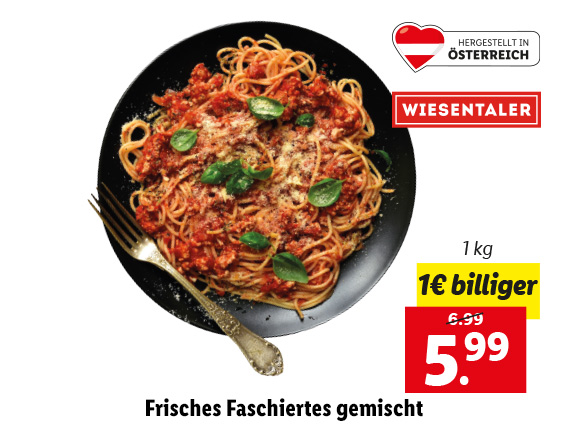  Frisches Faschiertes gemischt