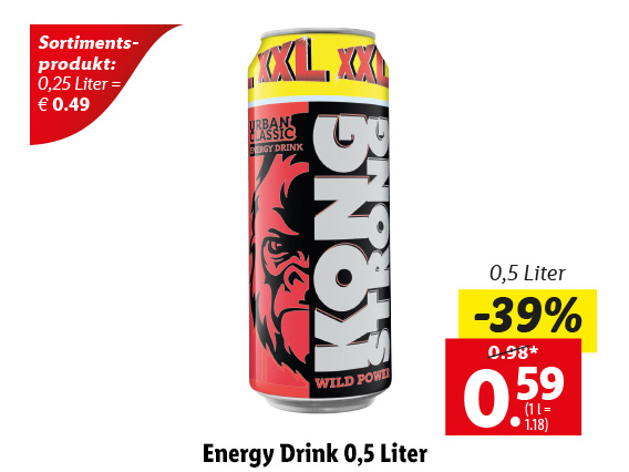  Energy Drink 0,5 Liter