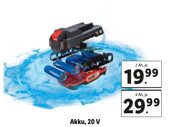  Akku, 20 V, 2 Ah