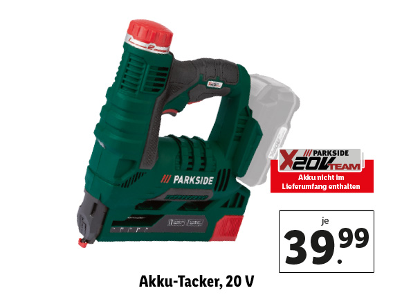  Akku-Tacker, 20 V