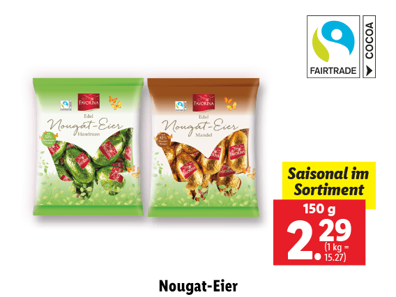  Nougat-Eier