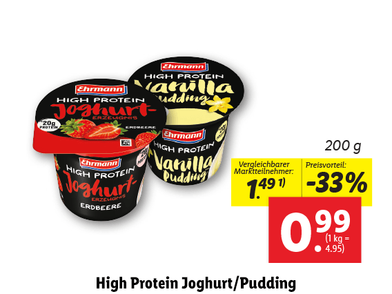  Ehrmann High Protein Joghurt/Pudding