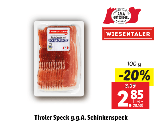  Wiesentaler, gültig von Mo. 6.3. - Mi. 8.3.