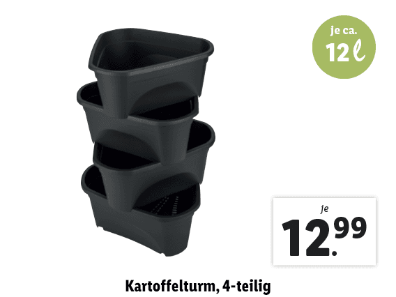  Kartoffelturm, 4-teilig