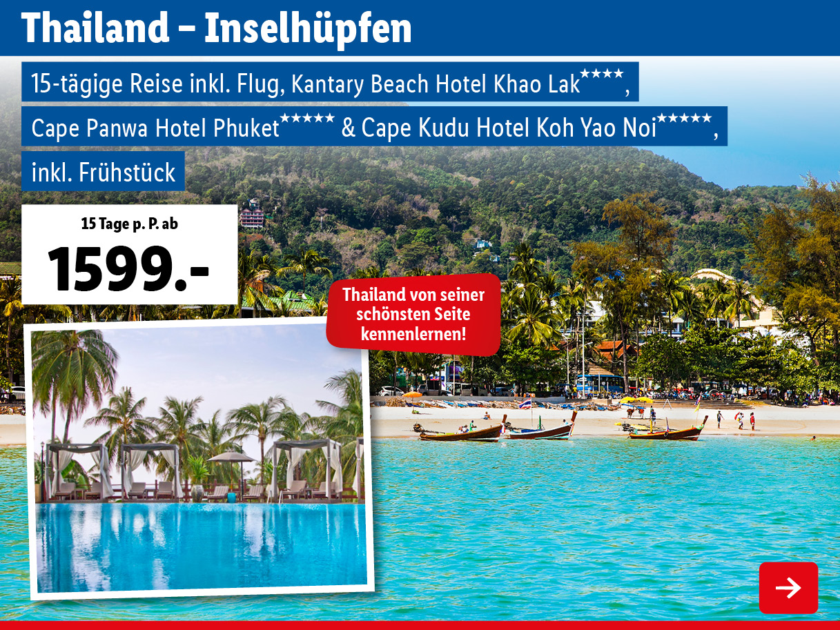 Thailand - Inselhüpfen
