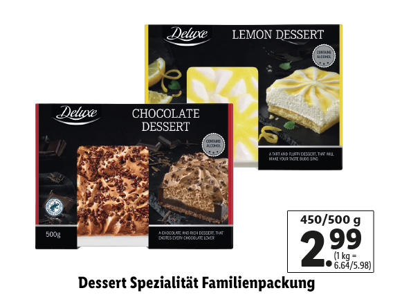  Dessert Spezialität Familienpackung