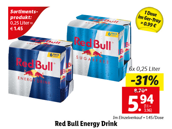  Red Bull Energy Drink