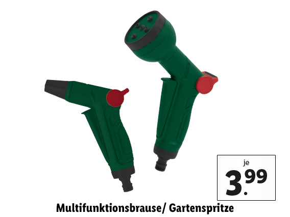  Multifunktionsbrause/​Gartenspritze