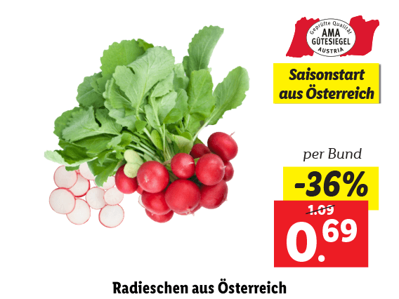  Radieschen aus Österreich