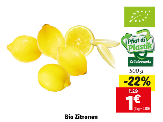  Bio Zitronen