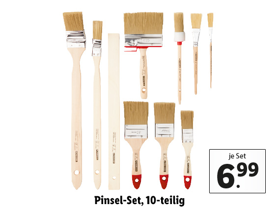  Pinsel-Set, 10-teilig 
