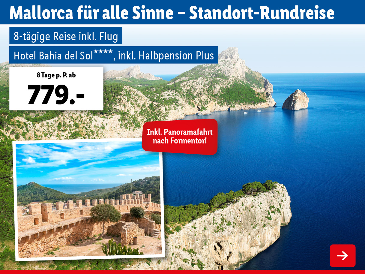 Mallorca für alle Sinne - Standort-Rundreise