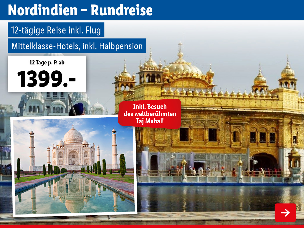 Nordindien Rundreise