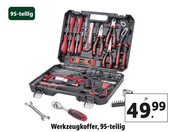 Werkzeugkoffer, 95-teilig