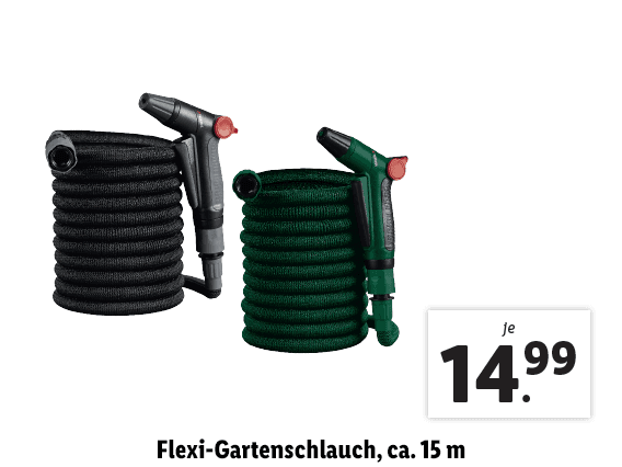  Flexi-Gartenschlauch, ca. 15 m 