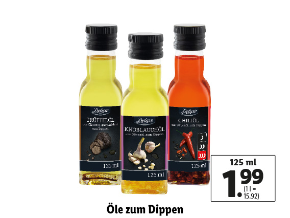  Öle zum Dippen