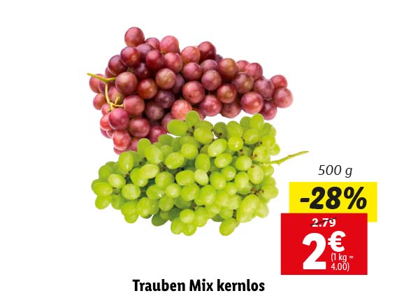  Trauben Mix kernlos