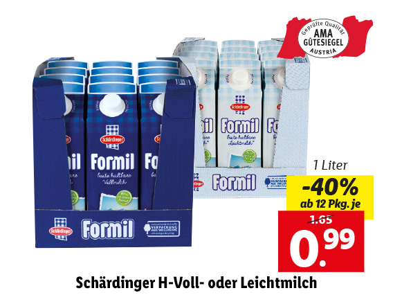  H-Voll- oder Leichtmilch 