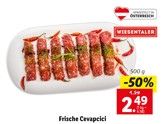  Frische Cevapcici 