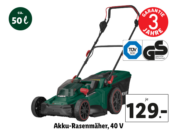  Akku-Rasenmäher, 40 V 