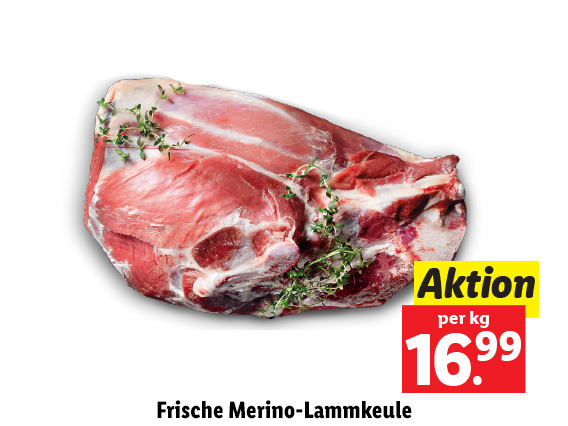  Frische Merino-Lammkeule 