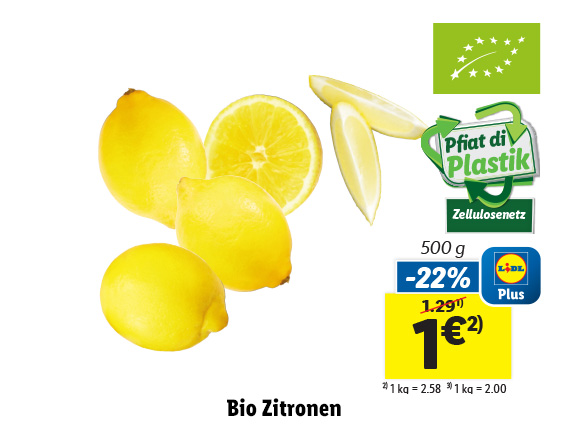  Bio Zitronen