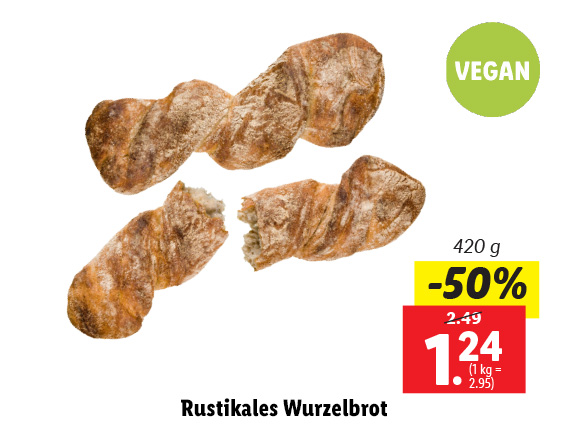  Rustikales Wurzelbrot
