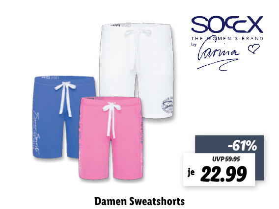  Damen Sweatshorts 