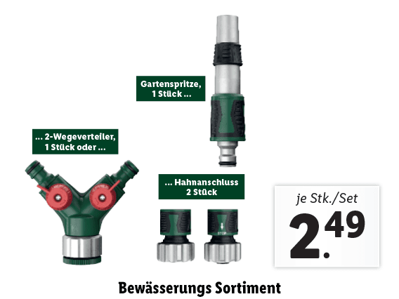  Bewässerungs Sortiment 