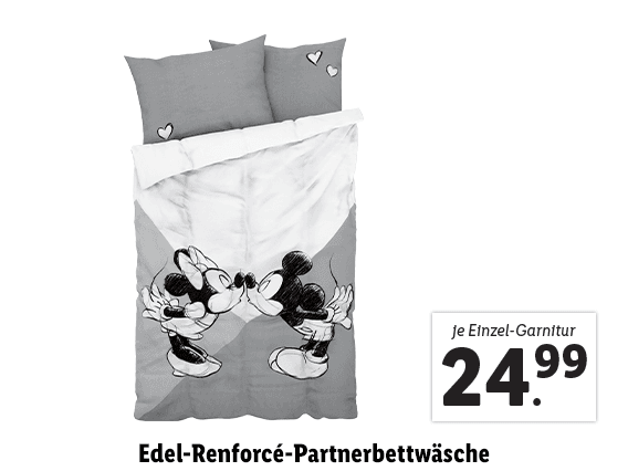  Edel-Renforcé-Partnerbettwäsche