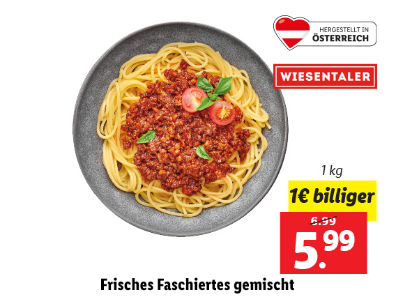  Frisches Faschiertes gemischt 