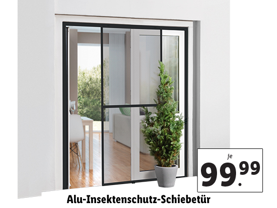  Alu-Insektenschutz-Schiebetür 