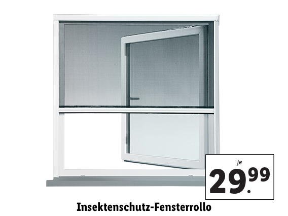  Insektenschutz-Fensterrollo 
