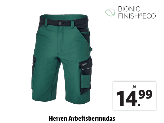  Herren Arbeitsbermudas