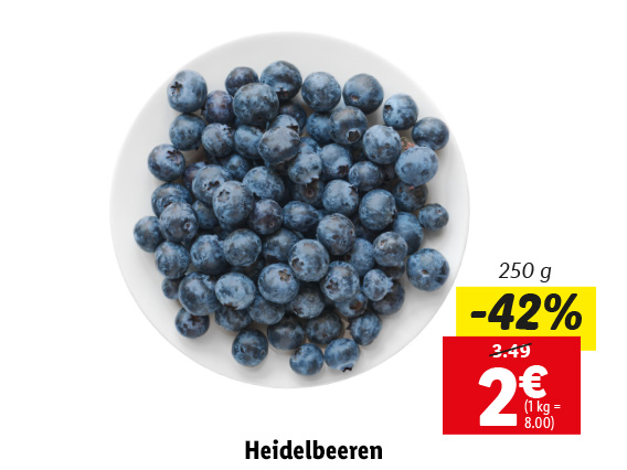  Heidelbeeren