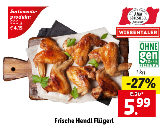  Frische Hendl Flügerl 