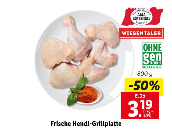  Frische Hendl-Grillplatte 