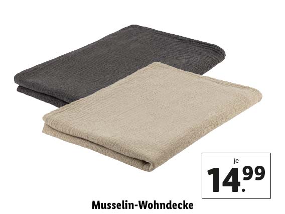  Musselin-Wohndecke 