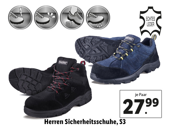  Herren Sicherheitsschuhe, S3 