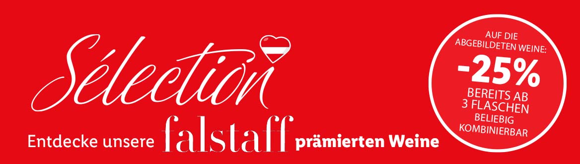 Entdecke unsere falstaff prämierten Weine, gültig von Do. 27.4. - Sa. 29.4.