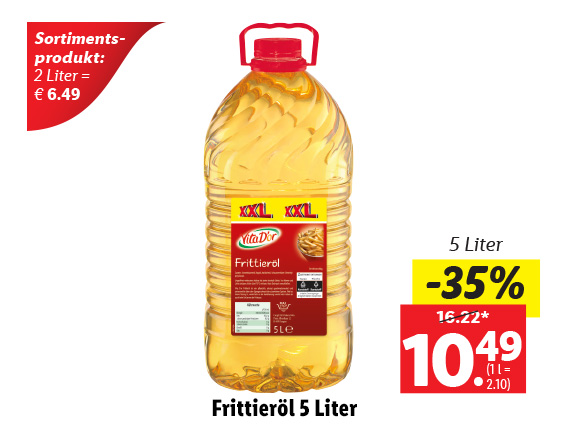 Frittieröl 5 Liter