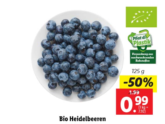 Bio Heidelbeeren